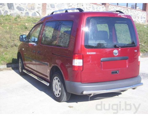 Защита заднего бампера (труба) для Caddy (2010-...)